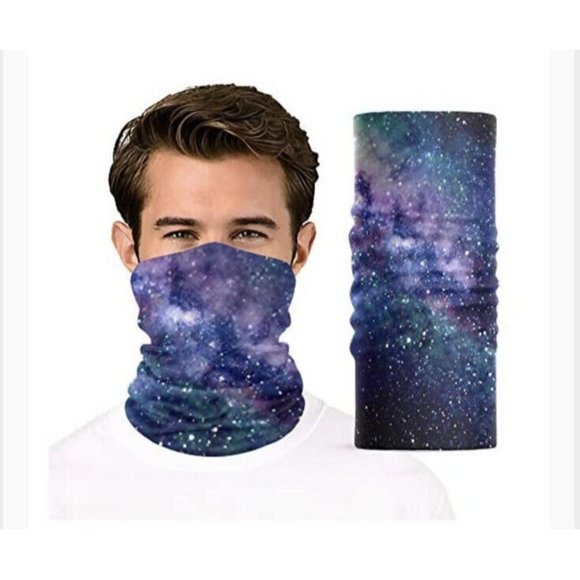 Face Mask Bandanas,Multi - Purpose Bandana Mask Neck Gaiter - Picture 1 of 8